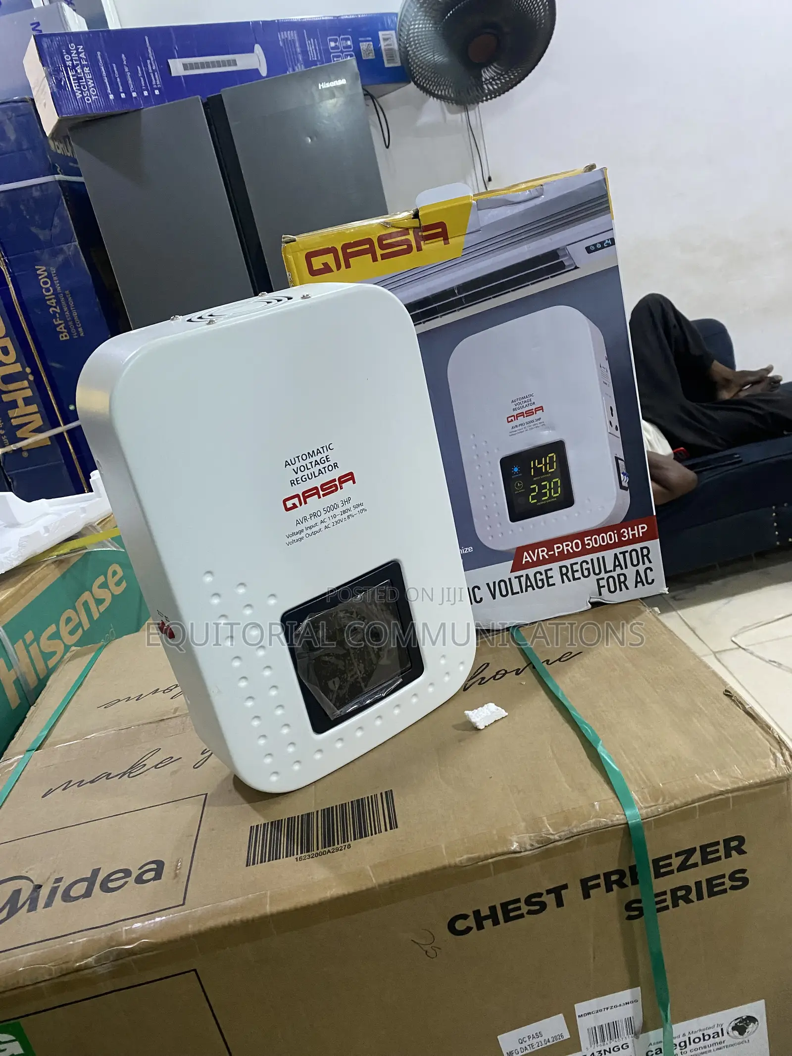 Qasa AVR-PRO 5000W — 5KW Automatic Voltage Stabilizer