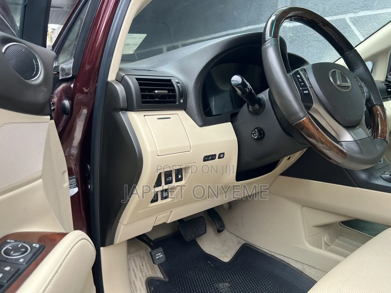 Lexus RX 350 FWD 2013 Burgundy