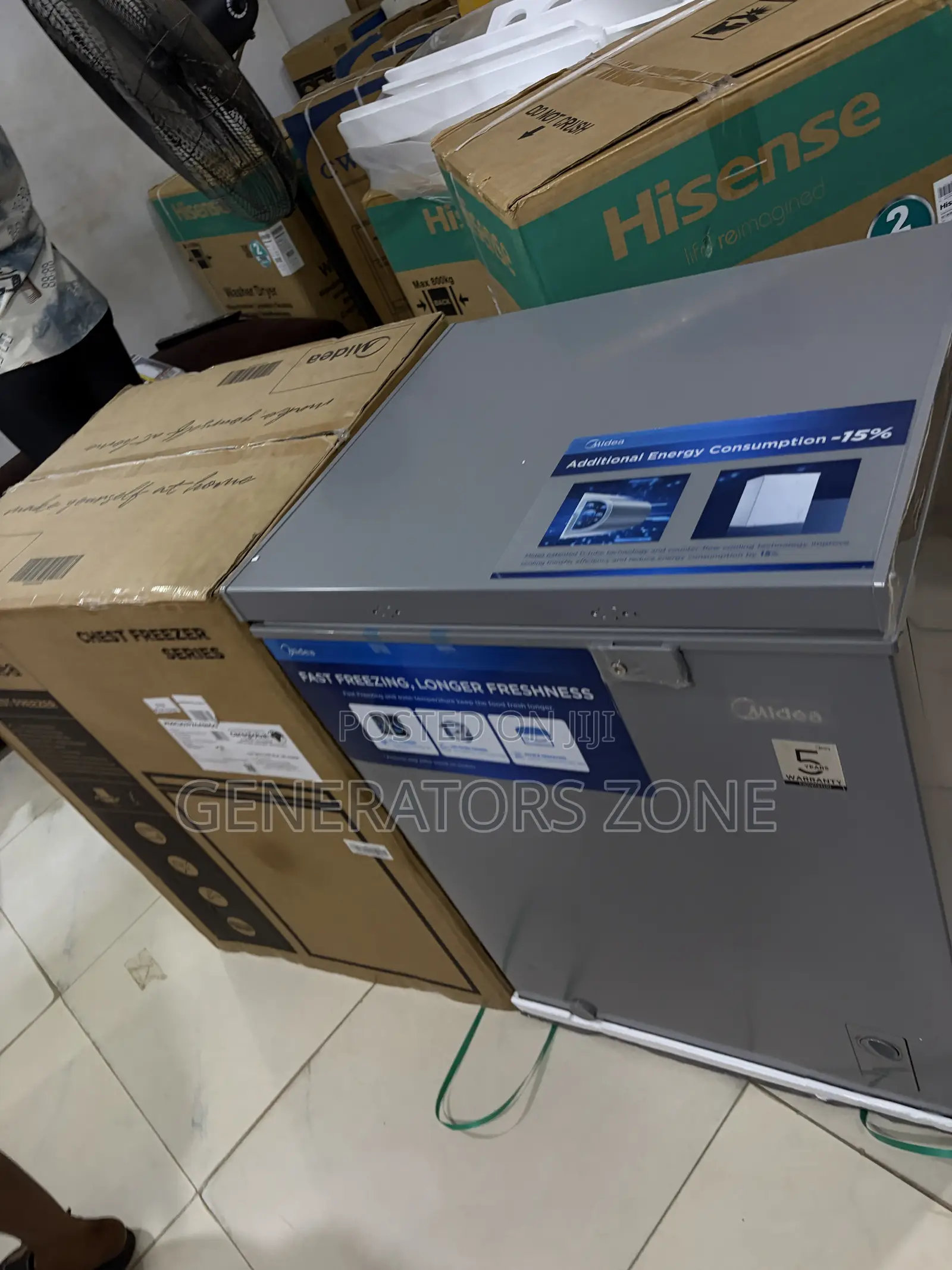 Midea 142L Fast Freezing Chest Freezer