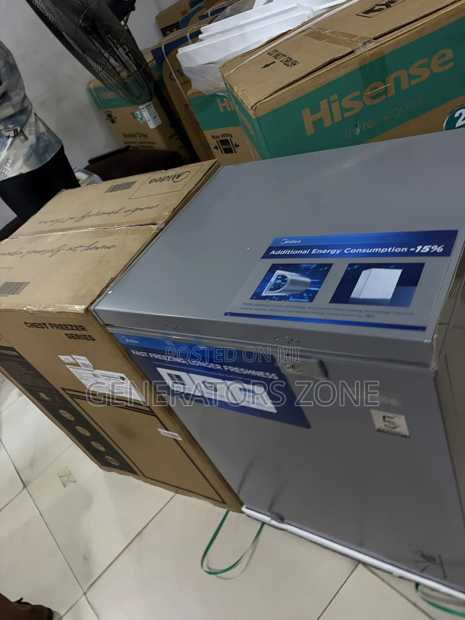 Midea 142L Super Freeze Chest Freezer