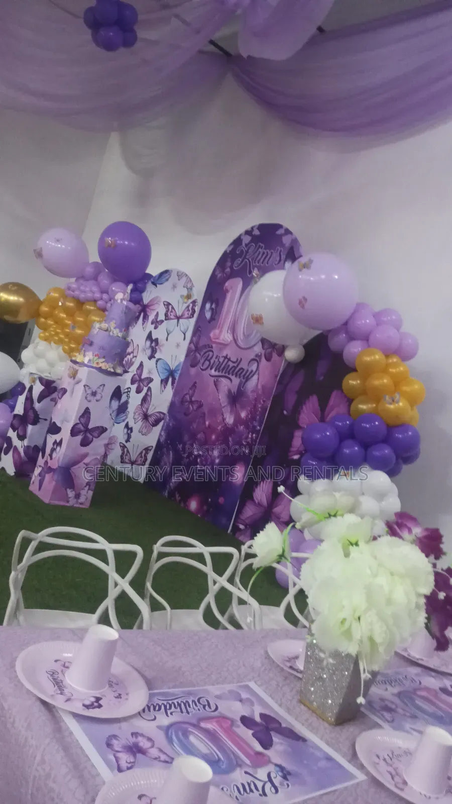 Balloon Decoration and Cake Area Decoration