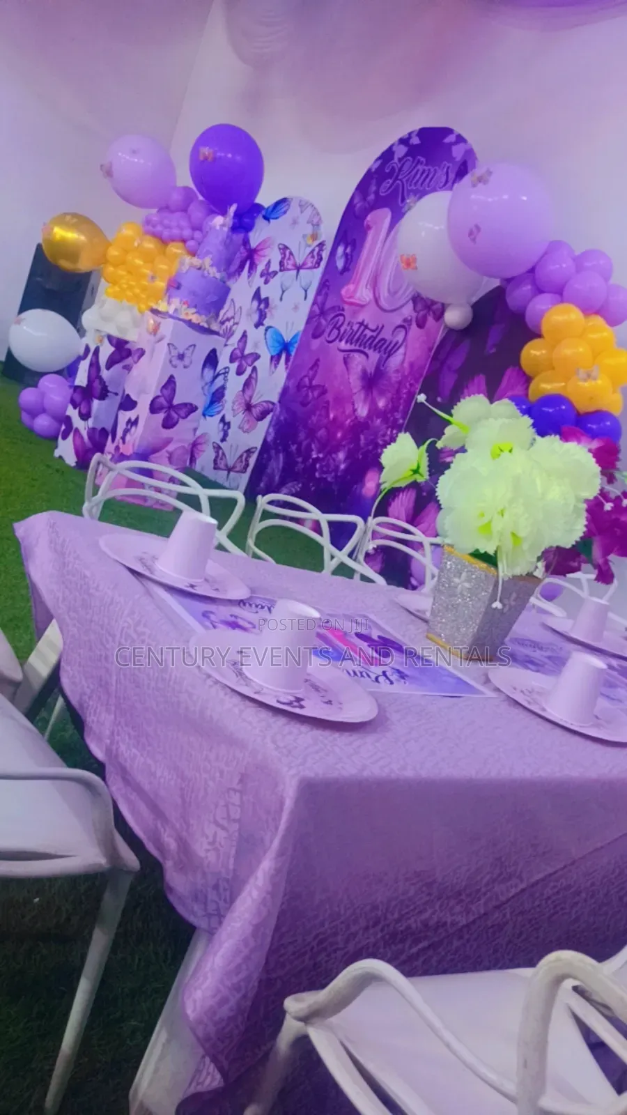 Balloon Decoration and Cake Area Decoration