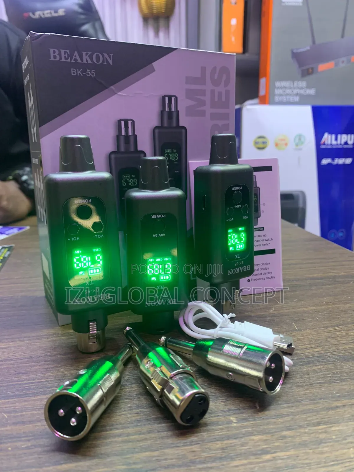 BEAKON BK-55 Wireless Converter Microphone System