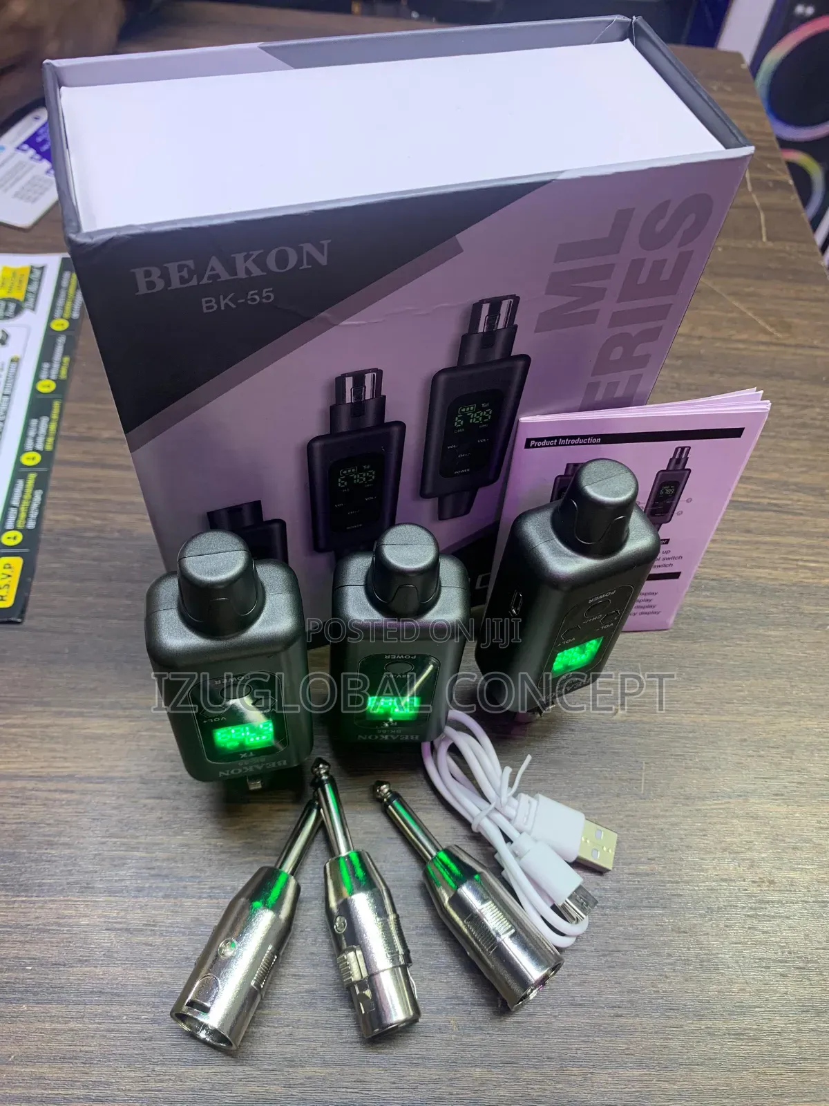BEAKON BK-55 Wireless Converter Microphone System
