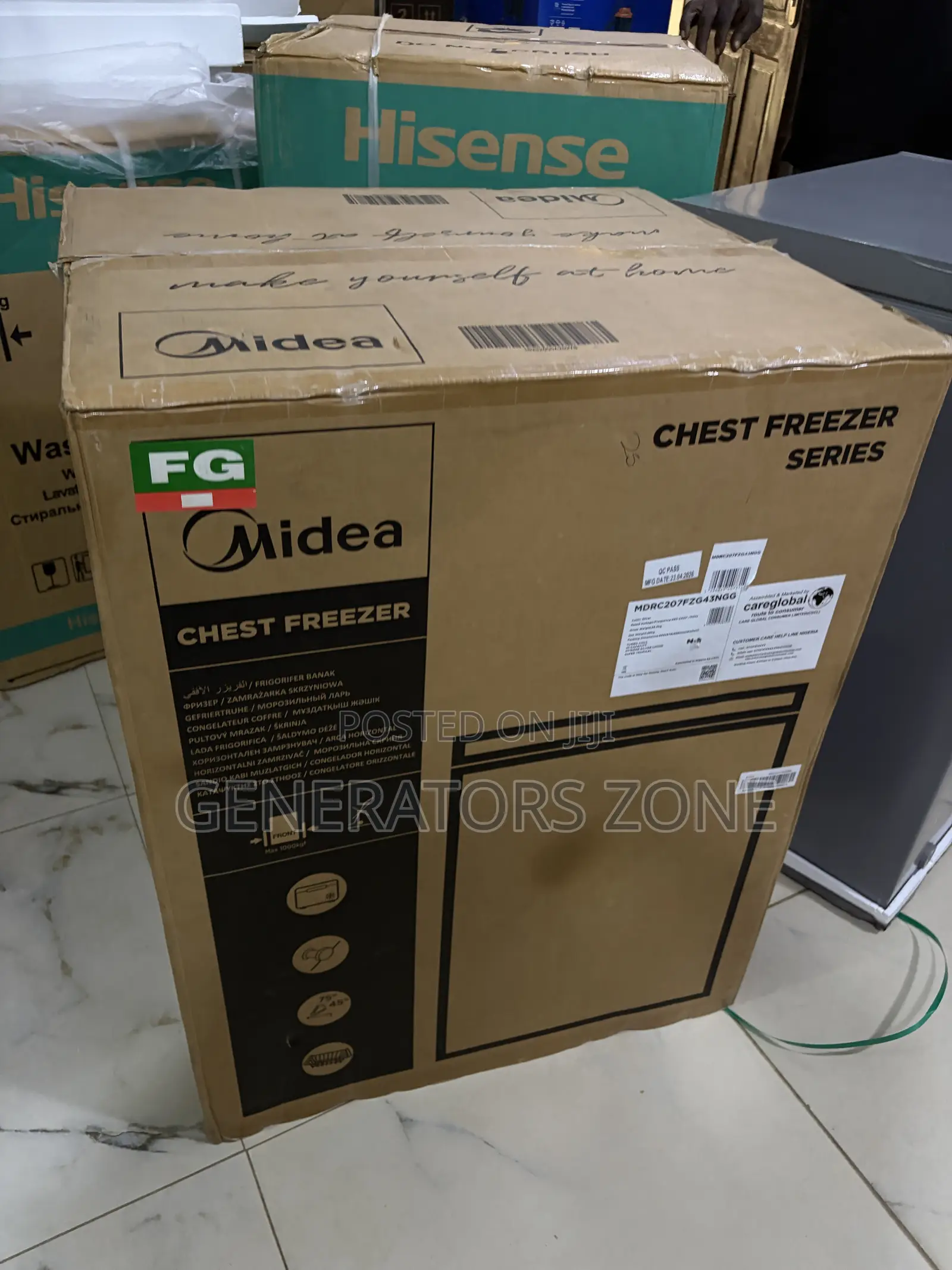Midea 142L Deep Chest Freezer MDRC207FZG43NGG