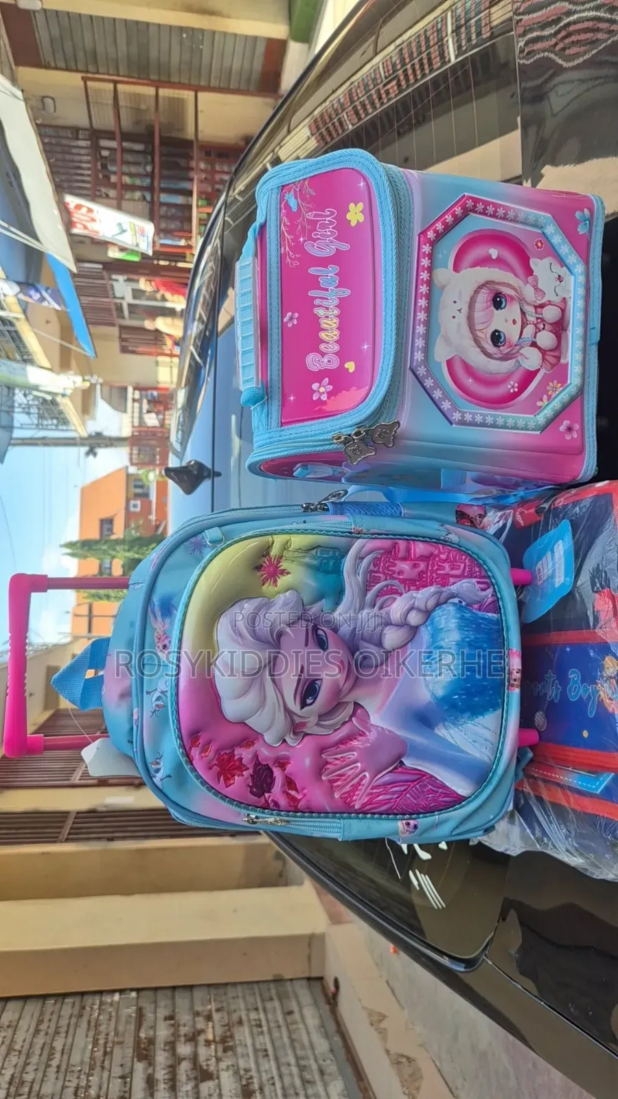 Trolley 12inches Character School Bag Set
