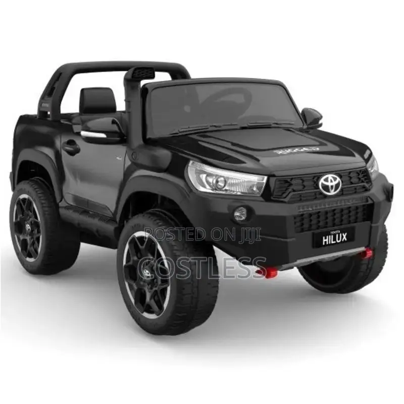 Black Toyota Hilux Children Car With Video Player
