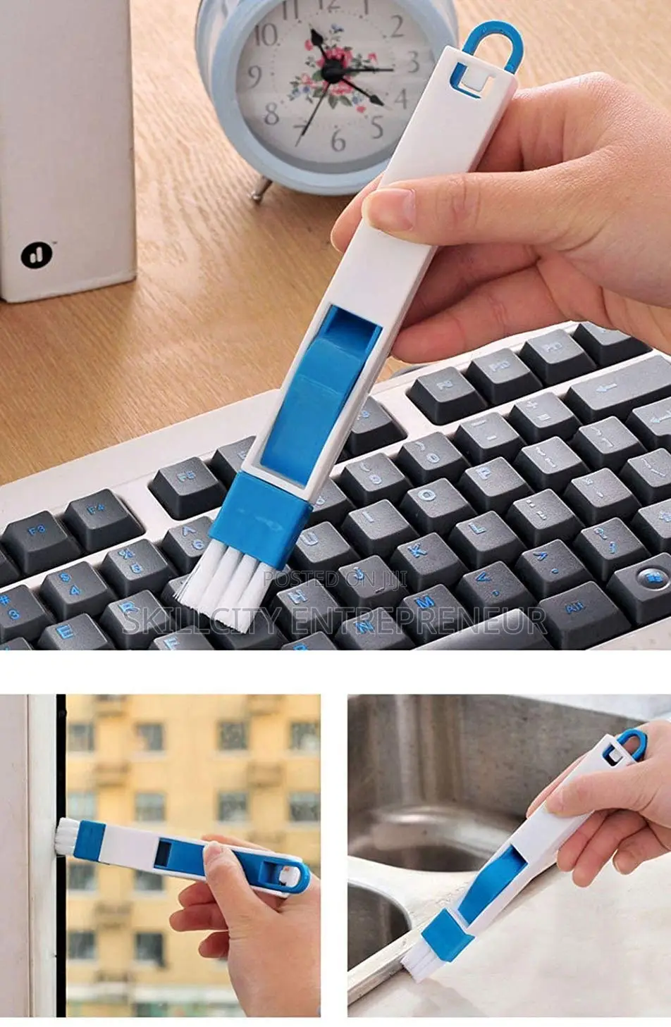 2-in-1 Window Groove Cleaning Brush