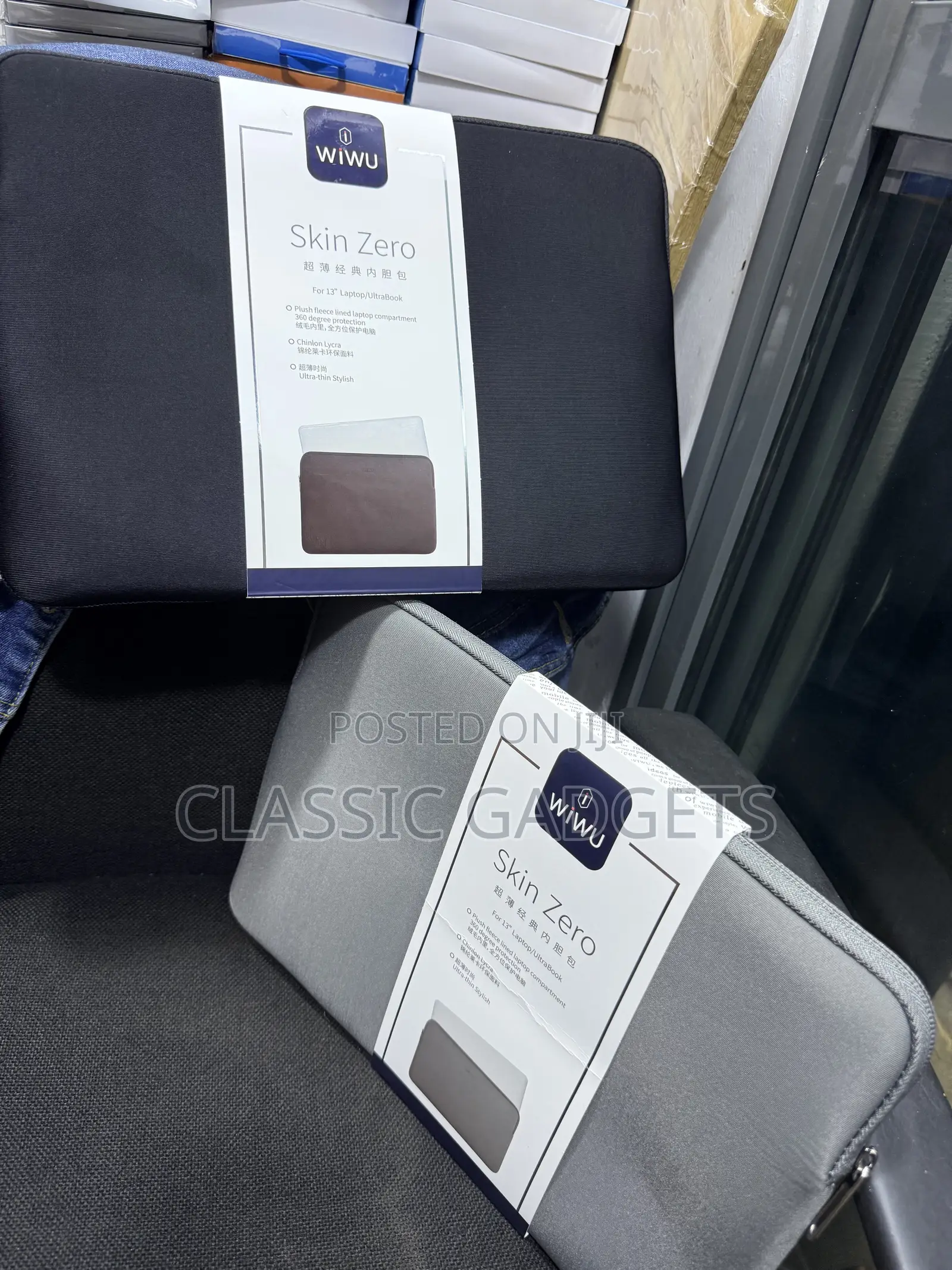 WiWU Skin Zero Sleeve Ultra Thin Laptop Sleeve With Antiscratch Lining