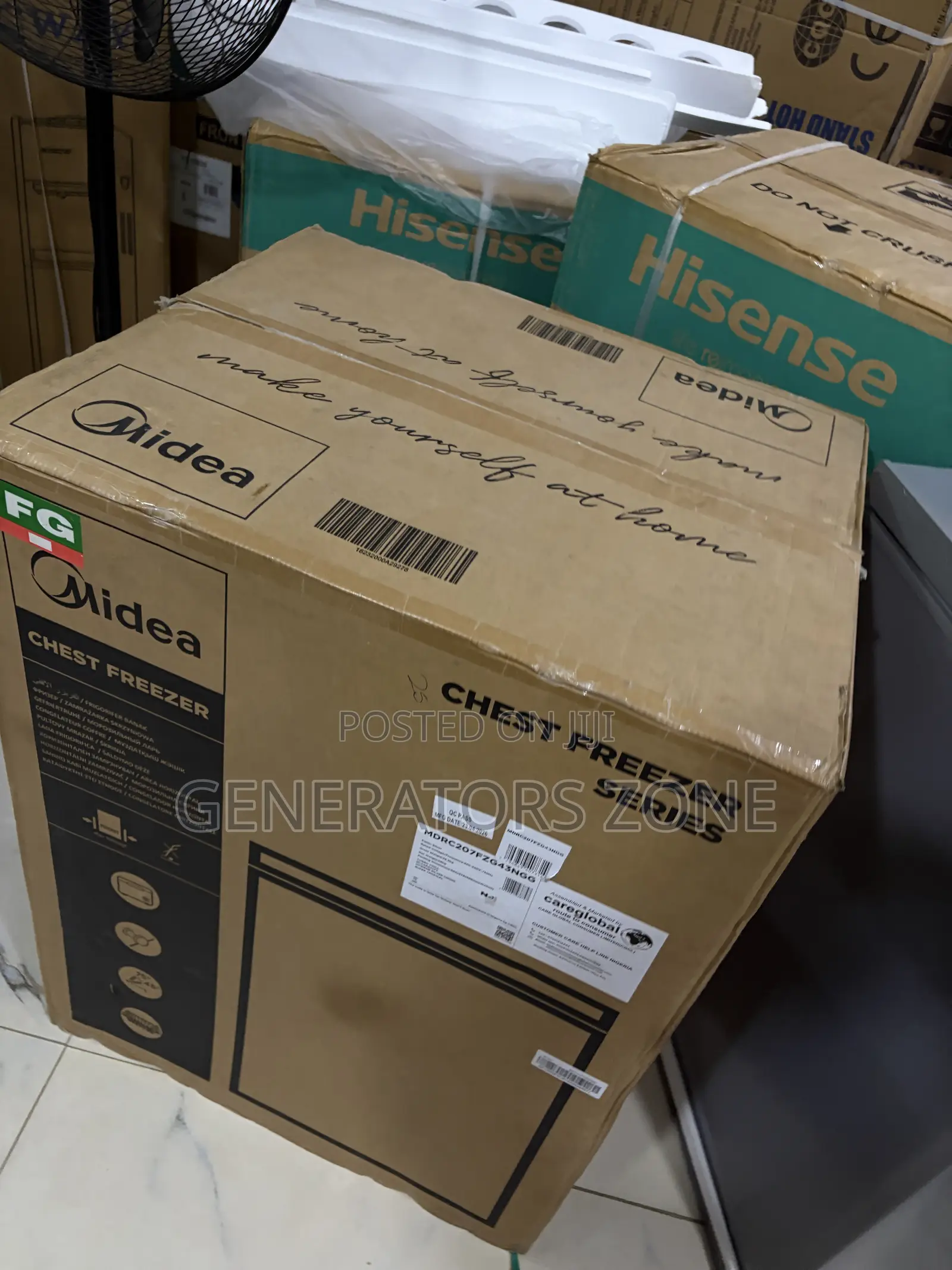 Midea 142L Chest Freezer With Wire Basket