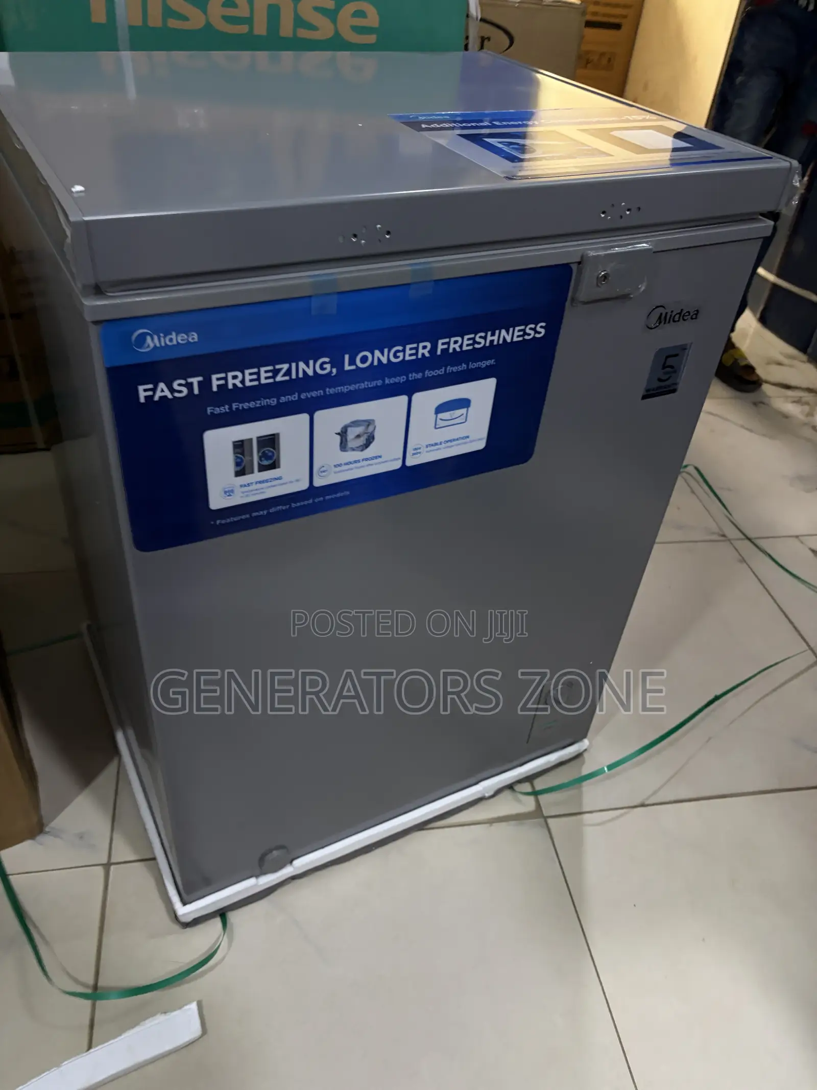 Midea 142L Wide Voltage Chest Freezer