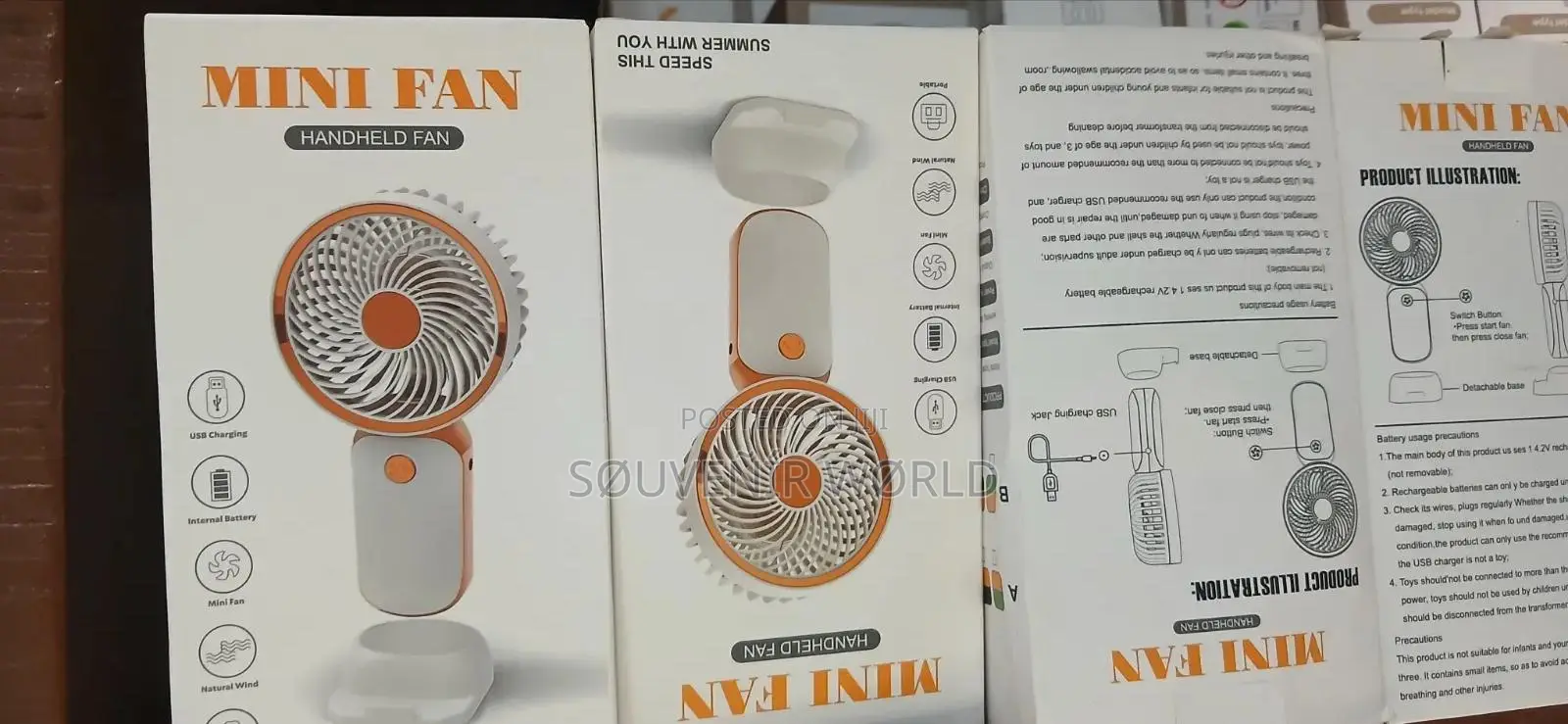 Rechargeable Mini Fan