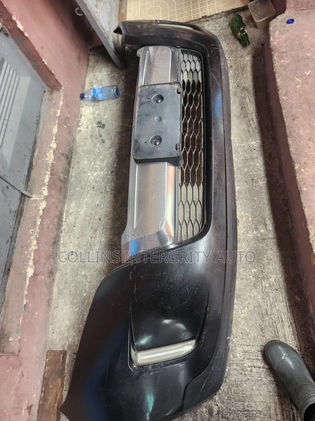 Complete Front Bumper Ford Edge With Plate Number Chrome 2011 to 2014