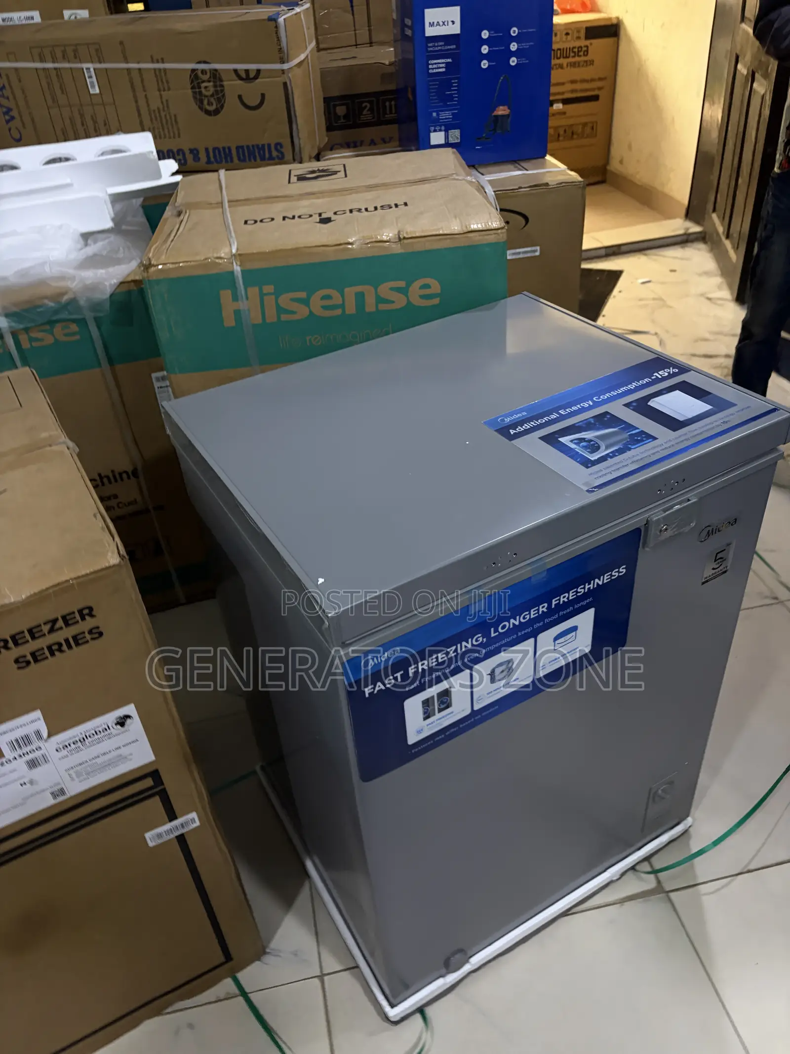 Midea MDRC207FZG43NGG 142L Deep Freezer