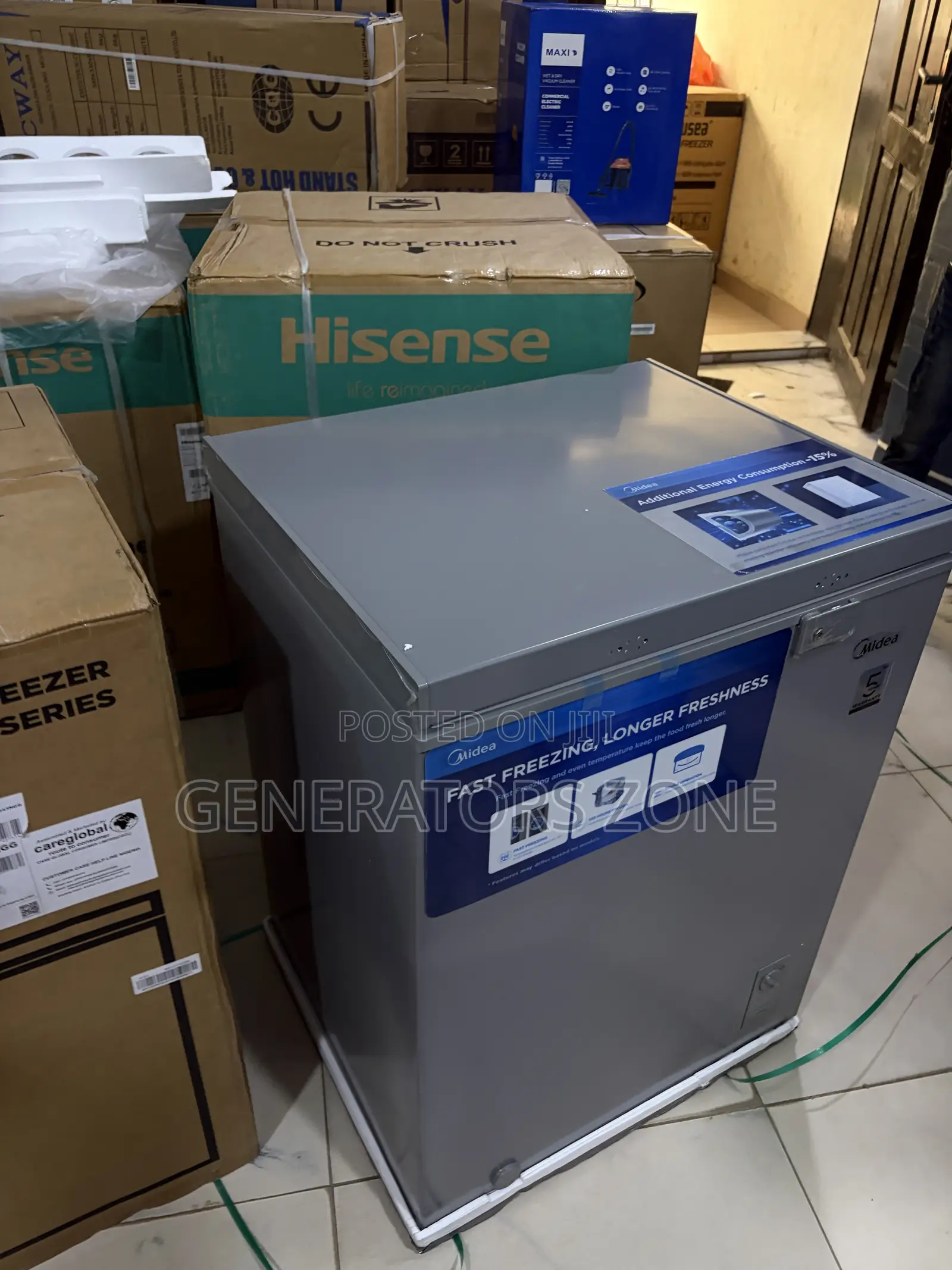 Midea MDRC207FZG43NGG 142L Deep Freezer