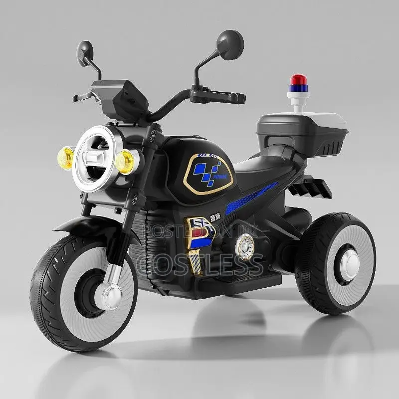 2-6 Years Kids Police Motorcycle Electric Ride-on Bike