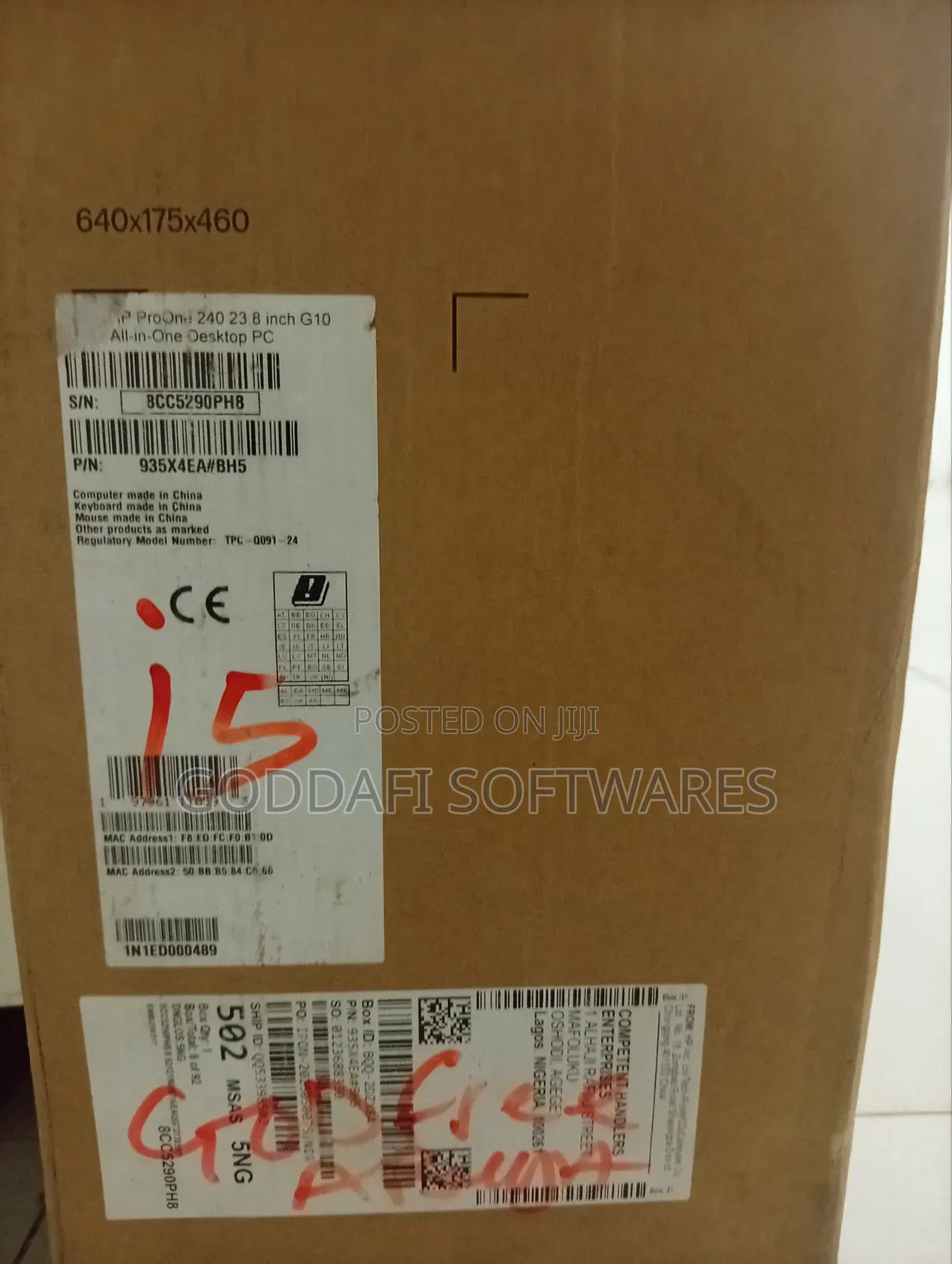 New HP ProOne 240 G10 All-in-One 8GB Intel Core i5 SSD 512GB