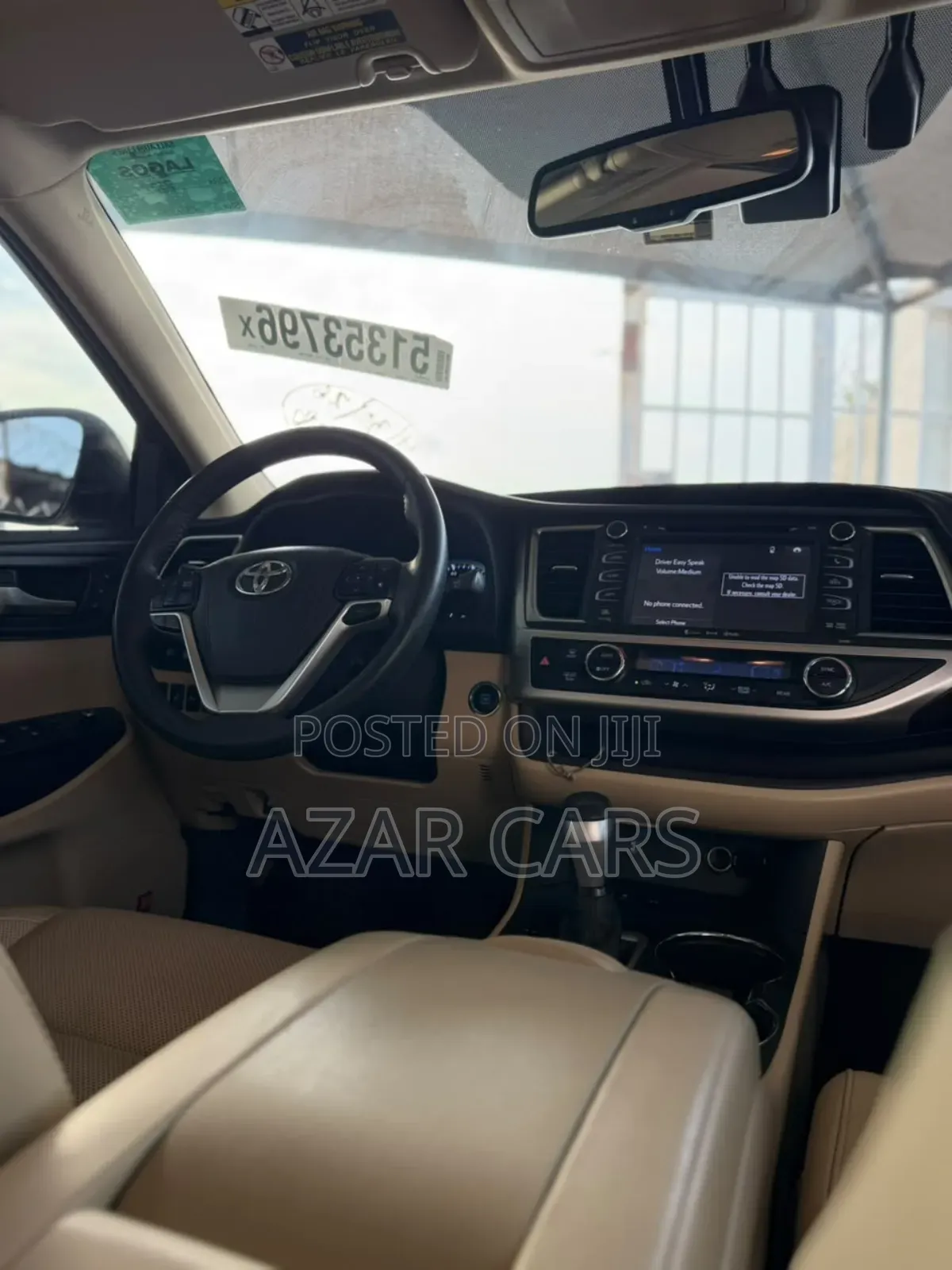 Toyota Highlander Limited V6 4x2 (3.5L 6cyl 6A) 2016 Gold