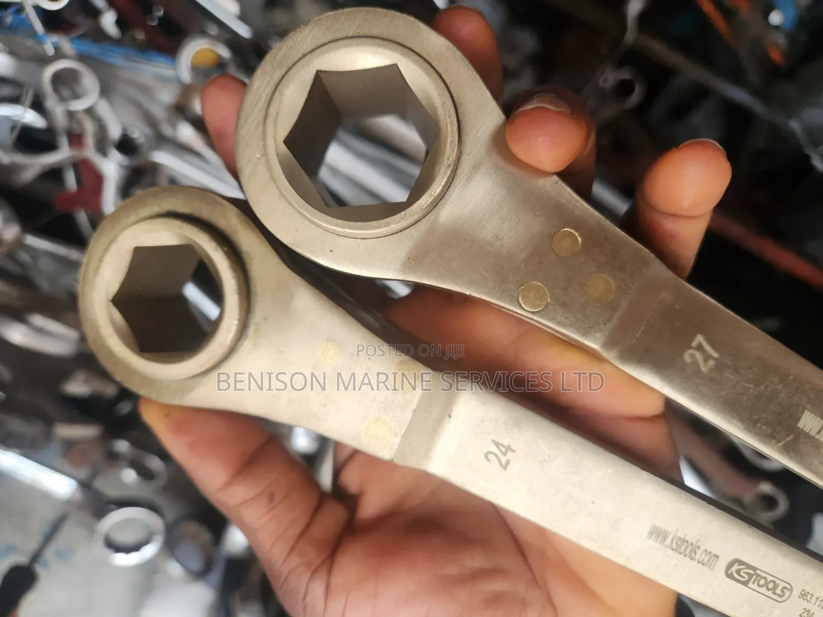 27mm Wrench Ratchet Spanner Non-Spark/Brass