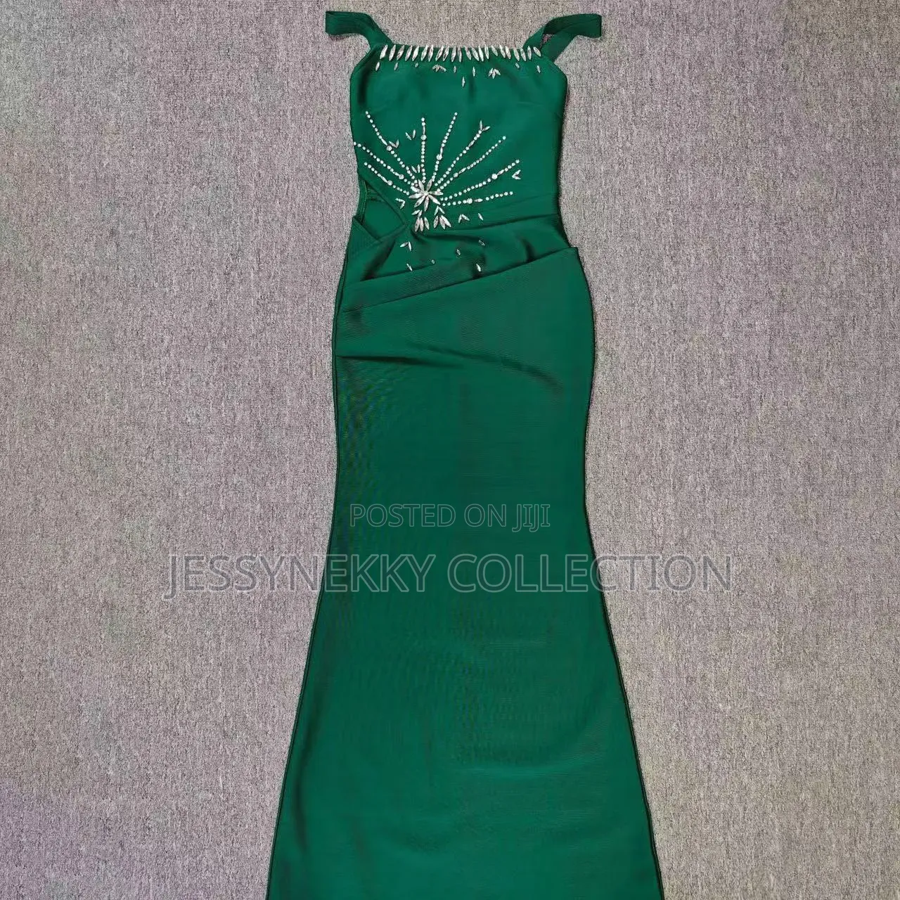 Quality Luxurious Ladies Bandage Dress With Rihnostone