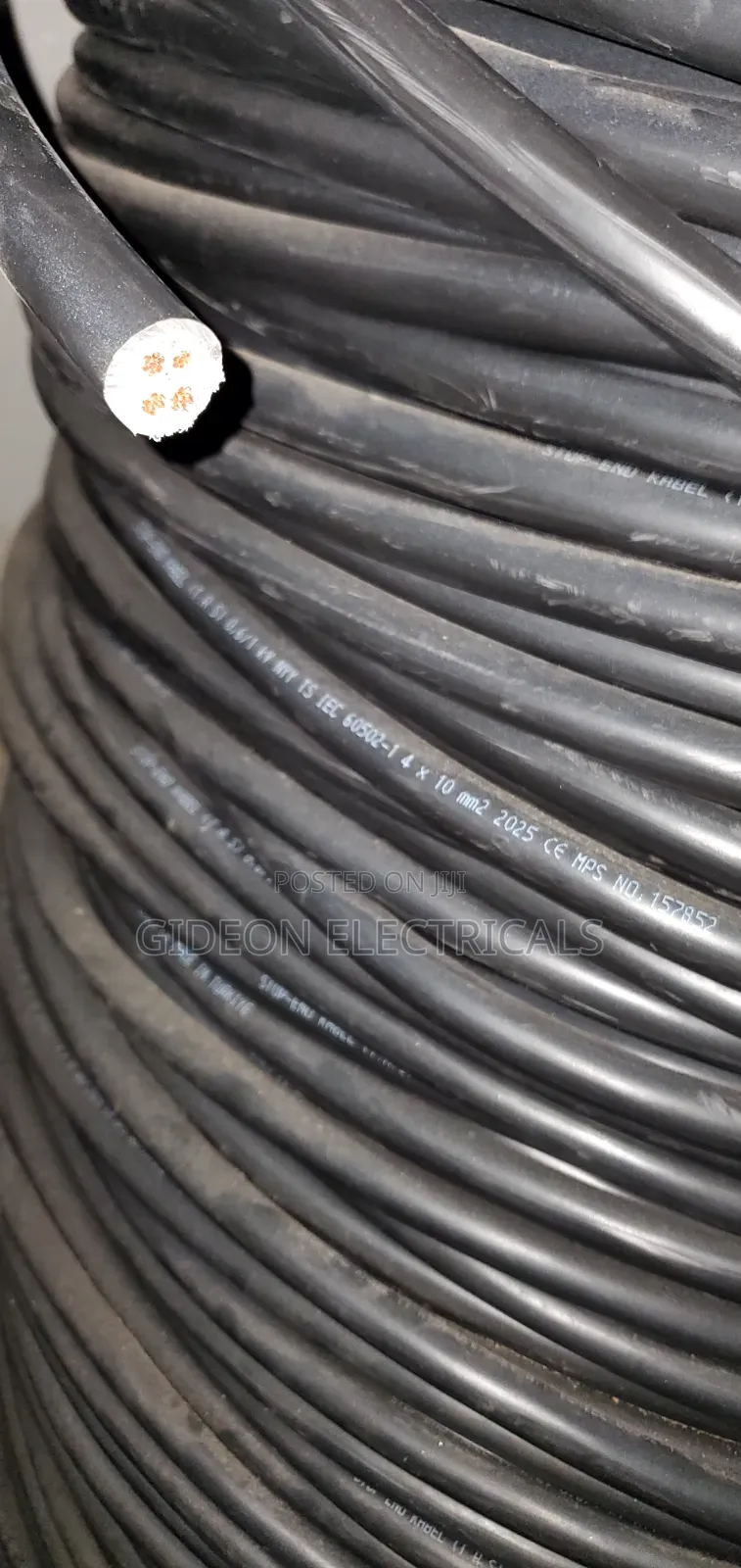 10mm X 4core PVC/ PVC Cable