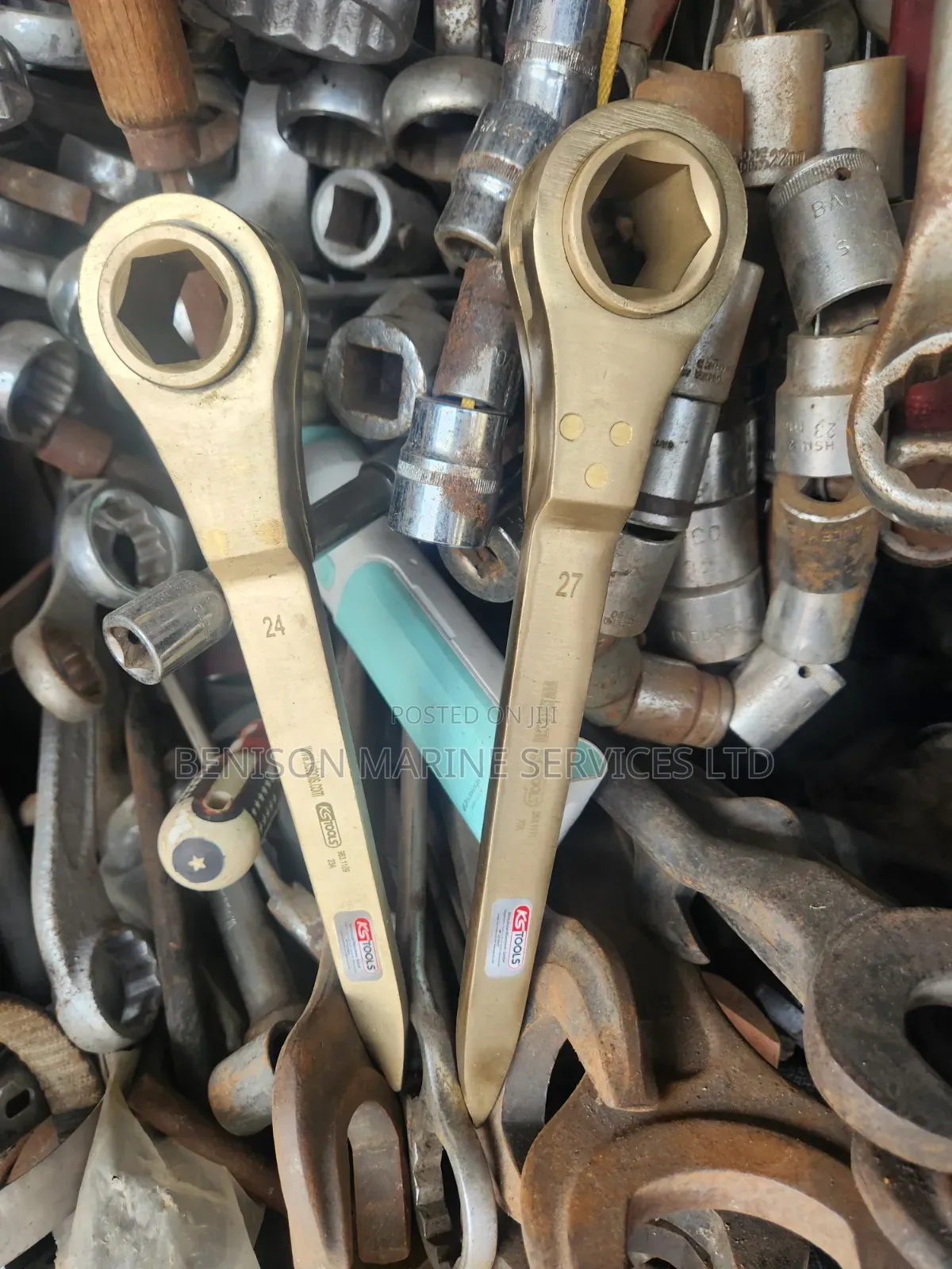 27mm Wrench Ratchet Spanner Non-Spark/Brass