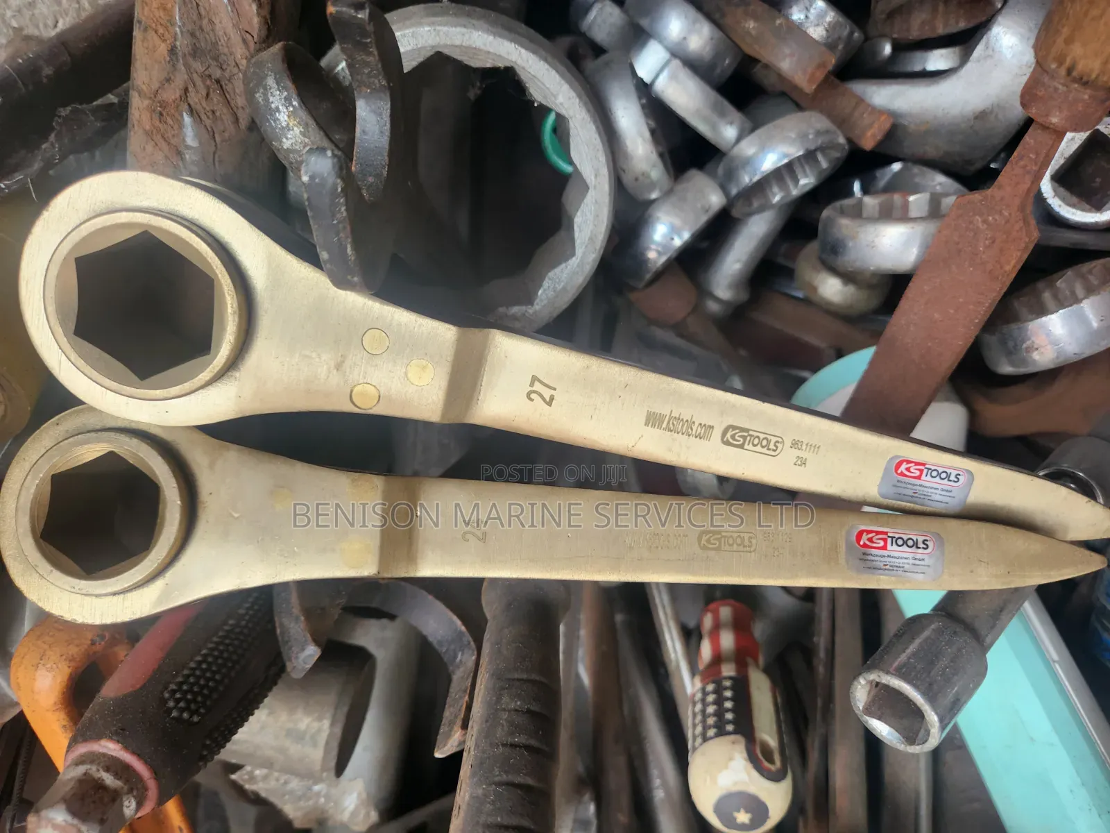 27mm Wrench Ratchet Spanner Non-Spark/Brass