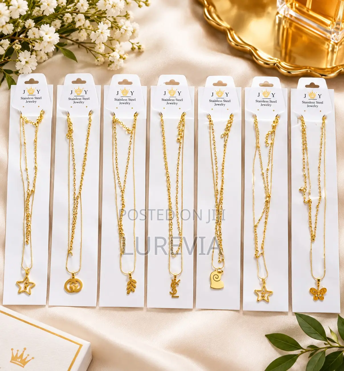 A Dainty Layered-Necklace Collection