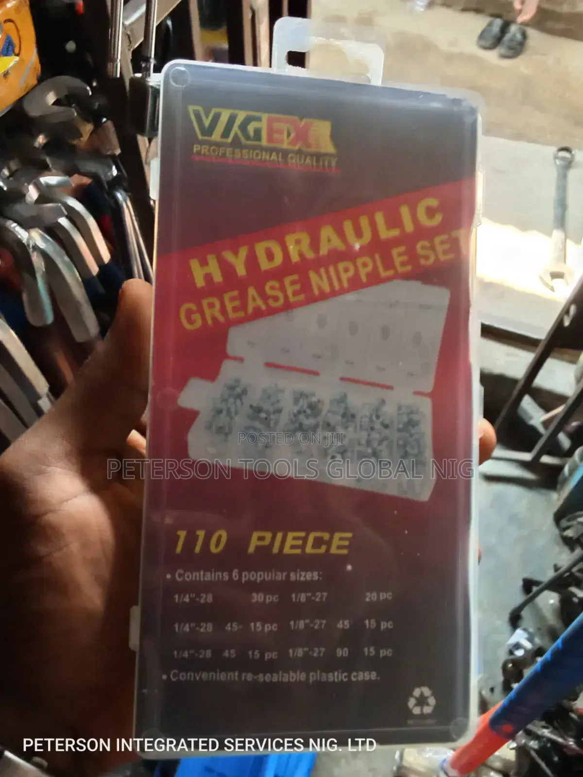 Hydraulic Grease Nipple Fittings Set