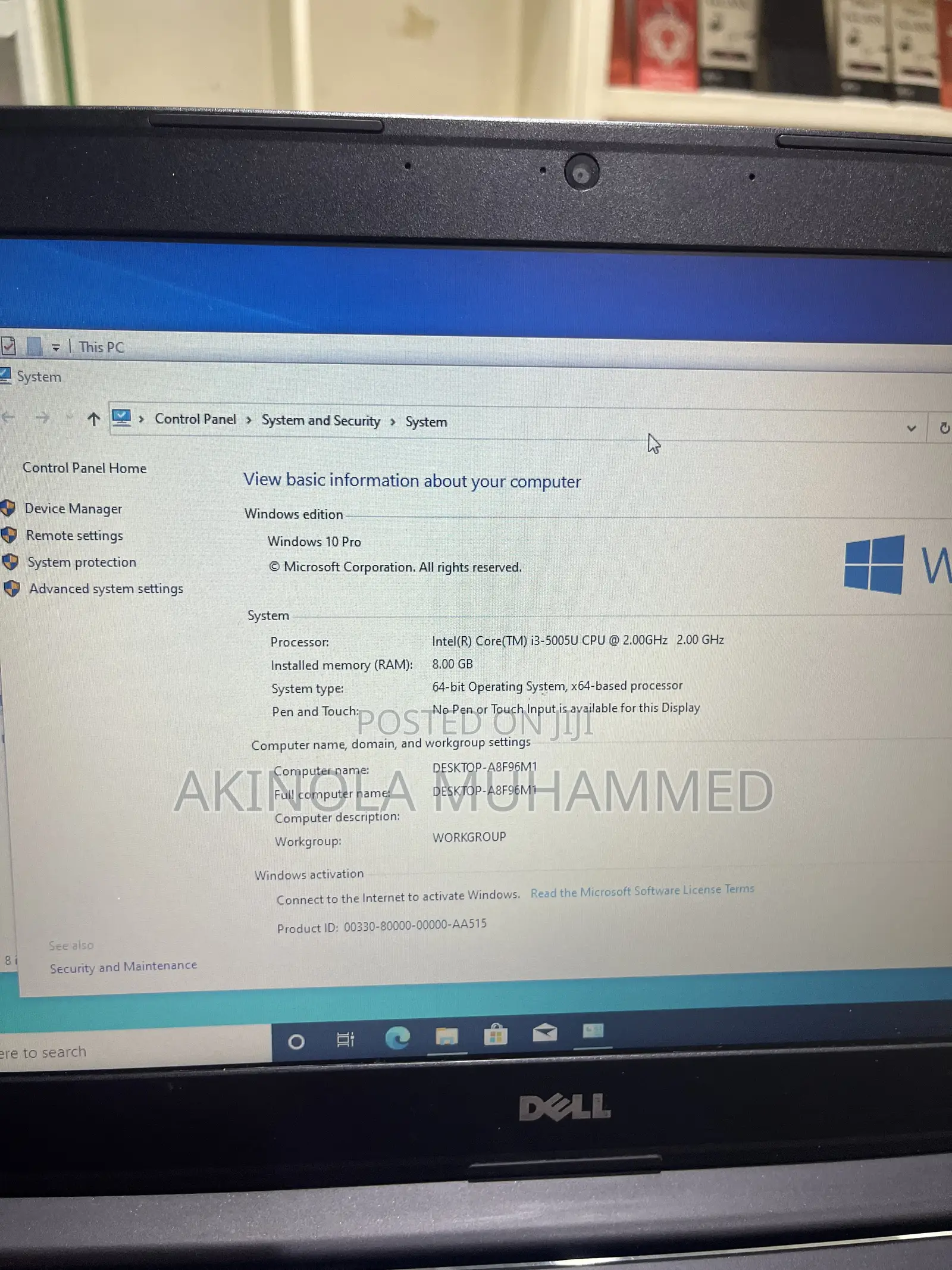 Laptop Dell Latitude 3450 8GB Intel Core i3 SSD 128GB