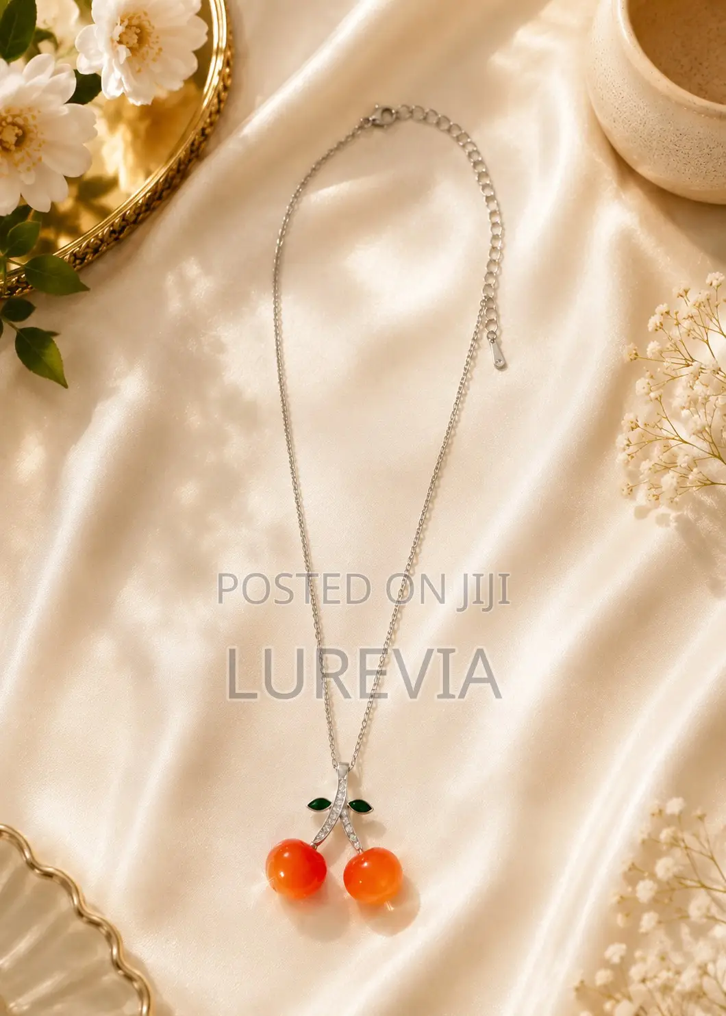 Cherry Pendant Necklaces