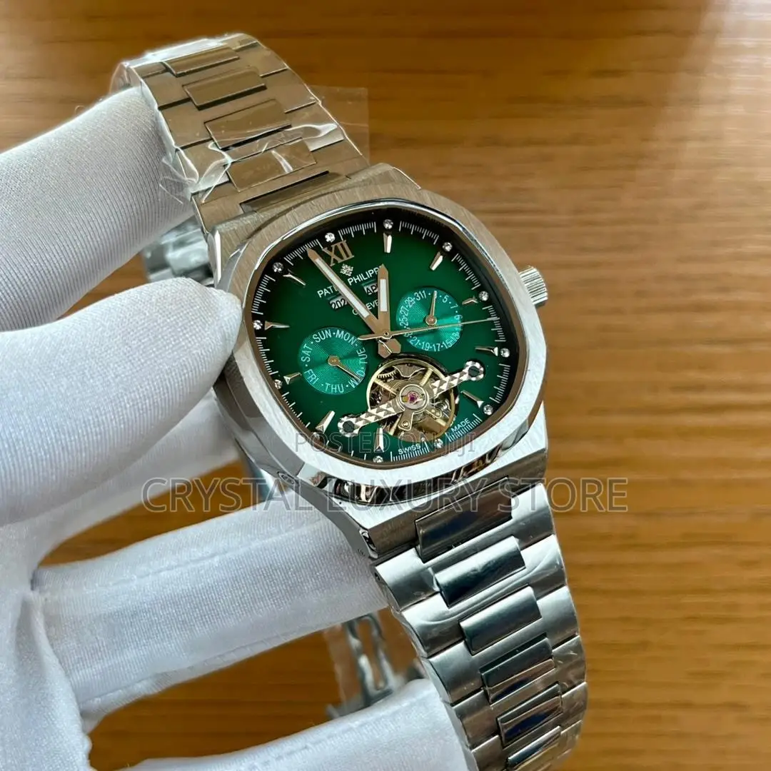Patek Philippe Quality Luxury Men Automatic Engine Wristwatch