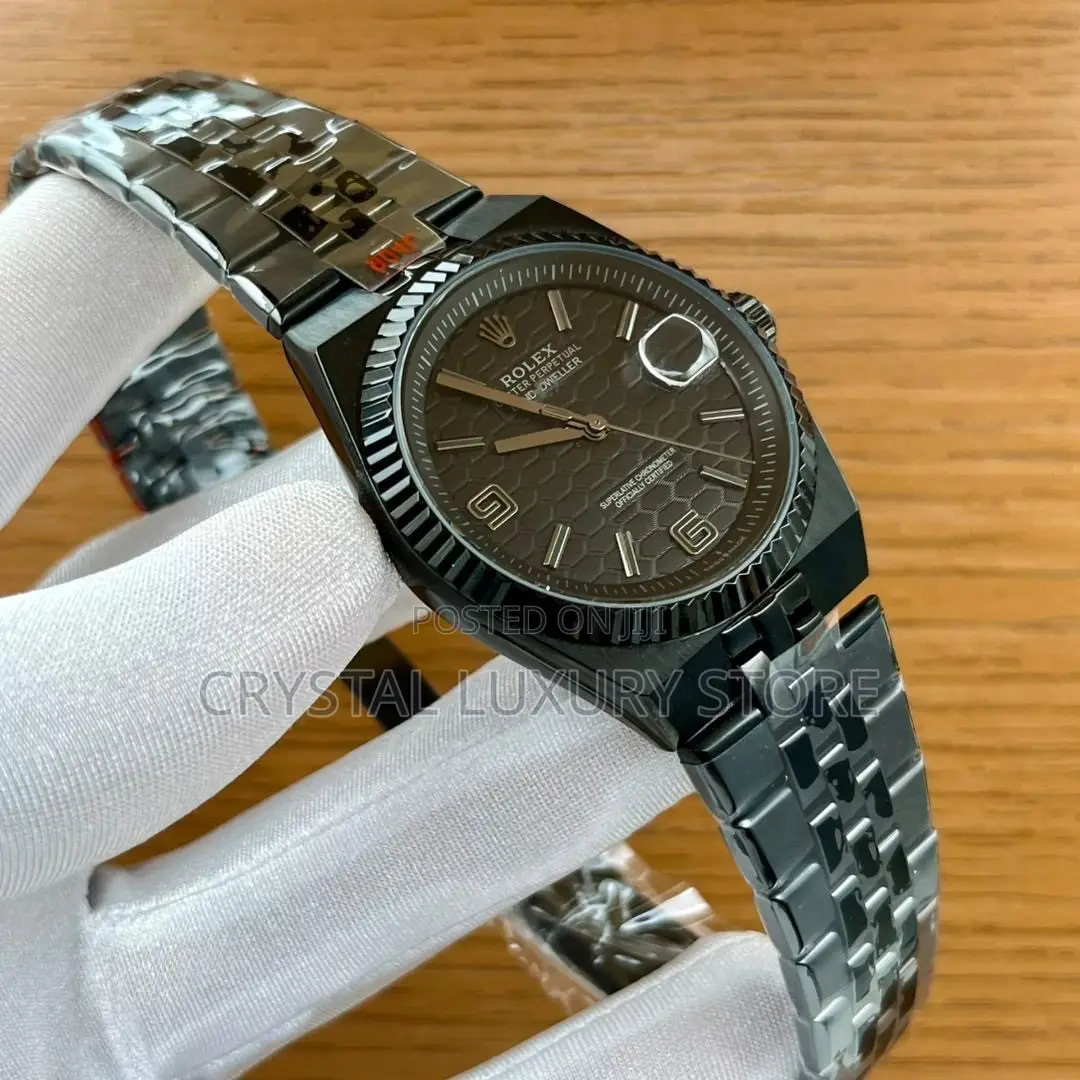 Rolex Authentic Quality Luxury Men Chain Strap Wristwatch