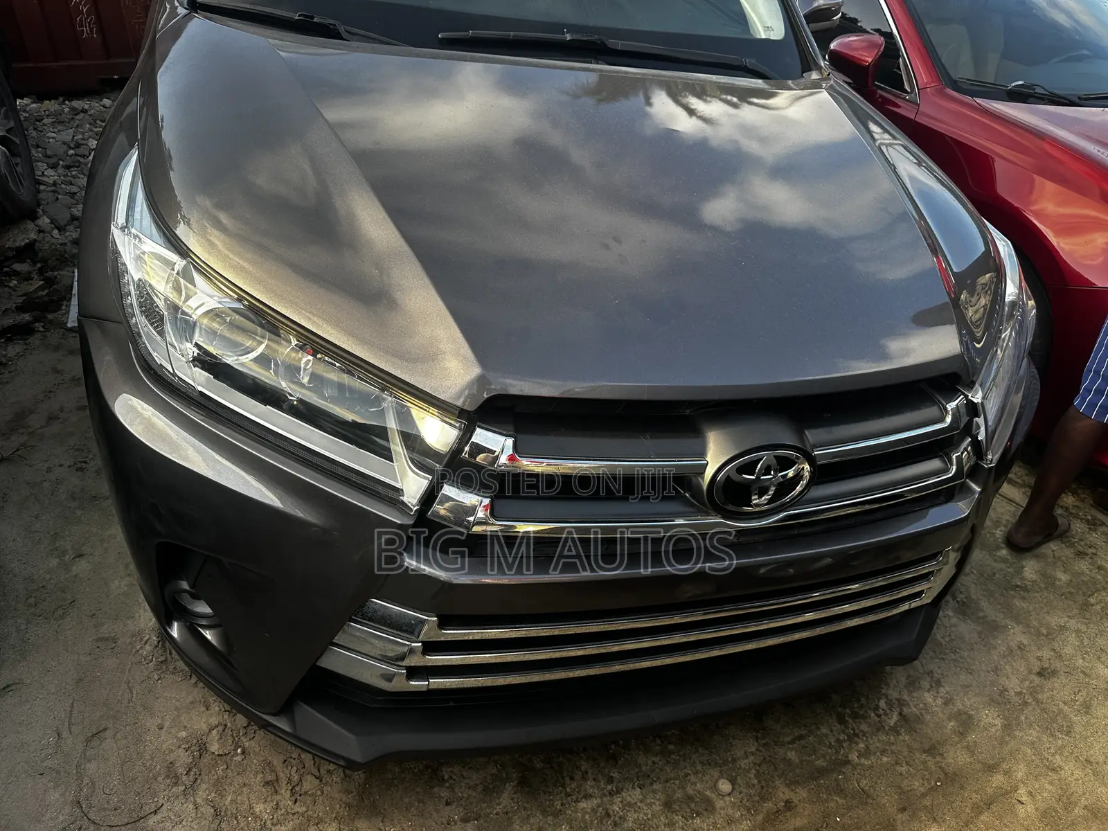 Toyota Highlander XLE V6 4x4 (3.5L 6cyl 6A) 2016 Gray