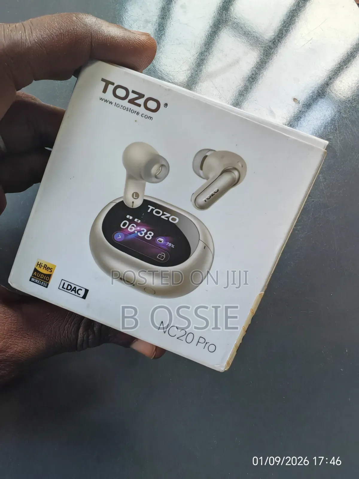 Tozo Nc20 Pro Earbud With Display Case, Anc, Ldac. Wireless Charging