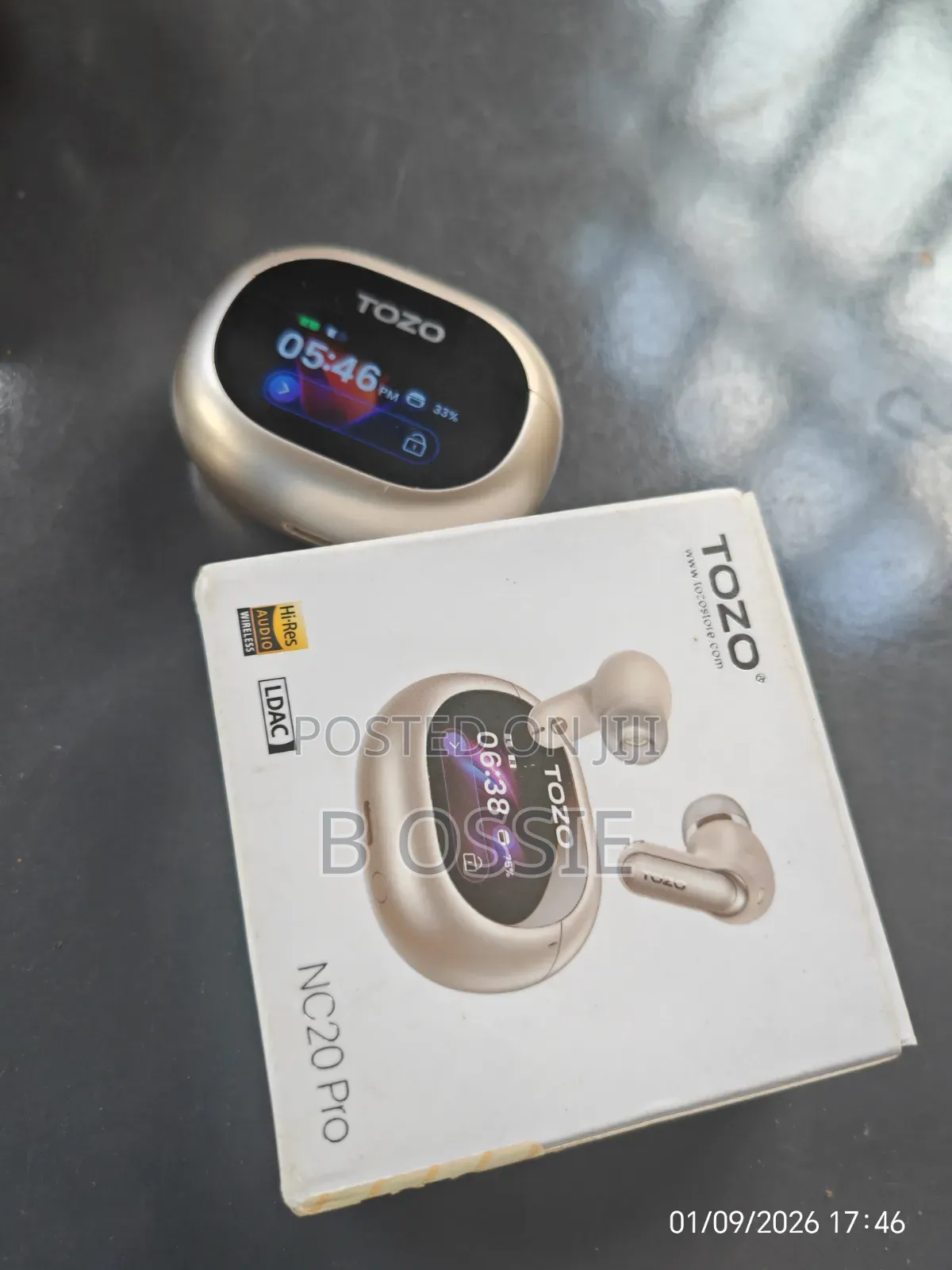 Tozo Nc20 Pro Earbud With Display Case, Anc, Ldac. Wireless Charging