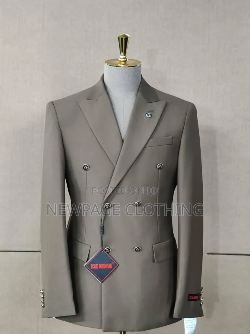Beige Double-Breasted Blazer — Your Formal Look Just Got Better