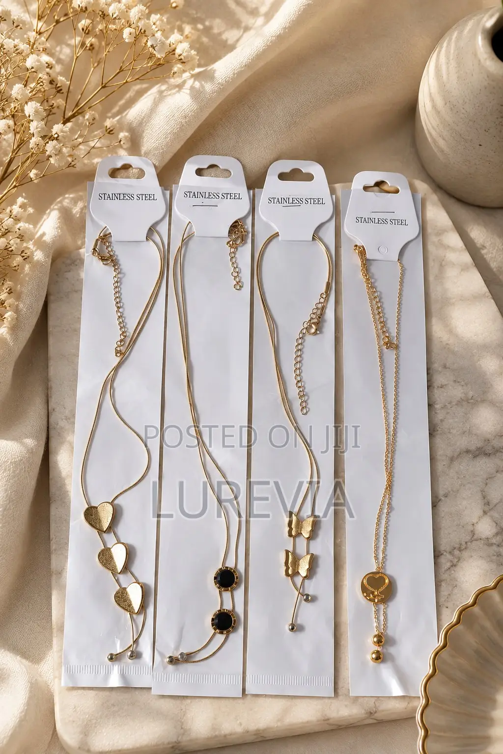 Stainless Steel Necklace Collection