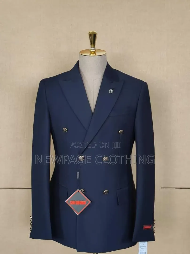 Navy Blue Double-Breasted Blazer — The Detail Makes the Difference