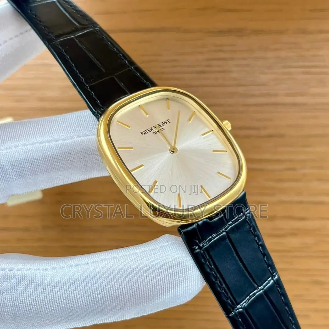 Patek Philippe Quality Luxury Genuine Leather Wristwatch