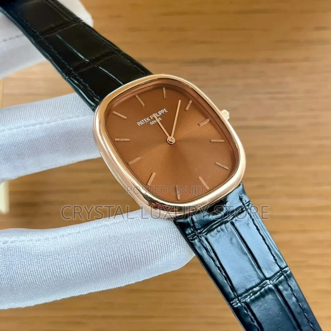 Patek Philippe Quality Luxury Genuine Leather Wristwatch