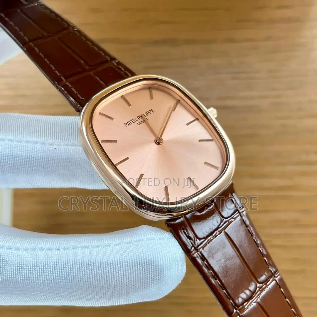 Patek Philippe Quality Luxury Genuine Leather Wristwatch