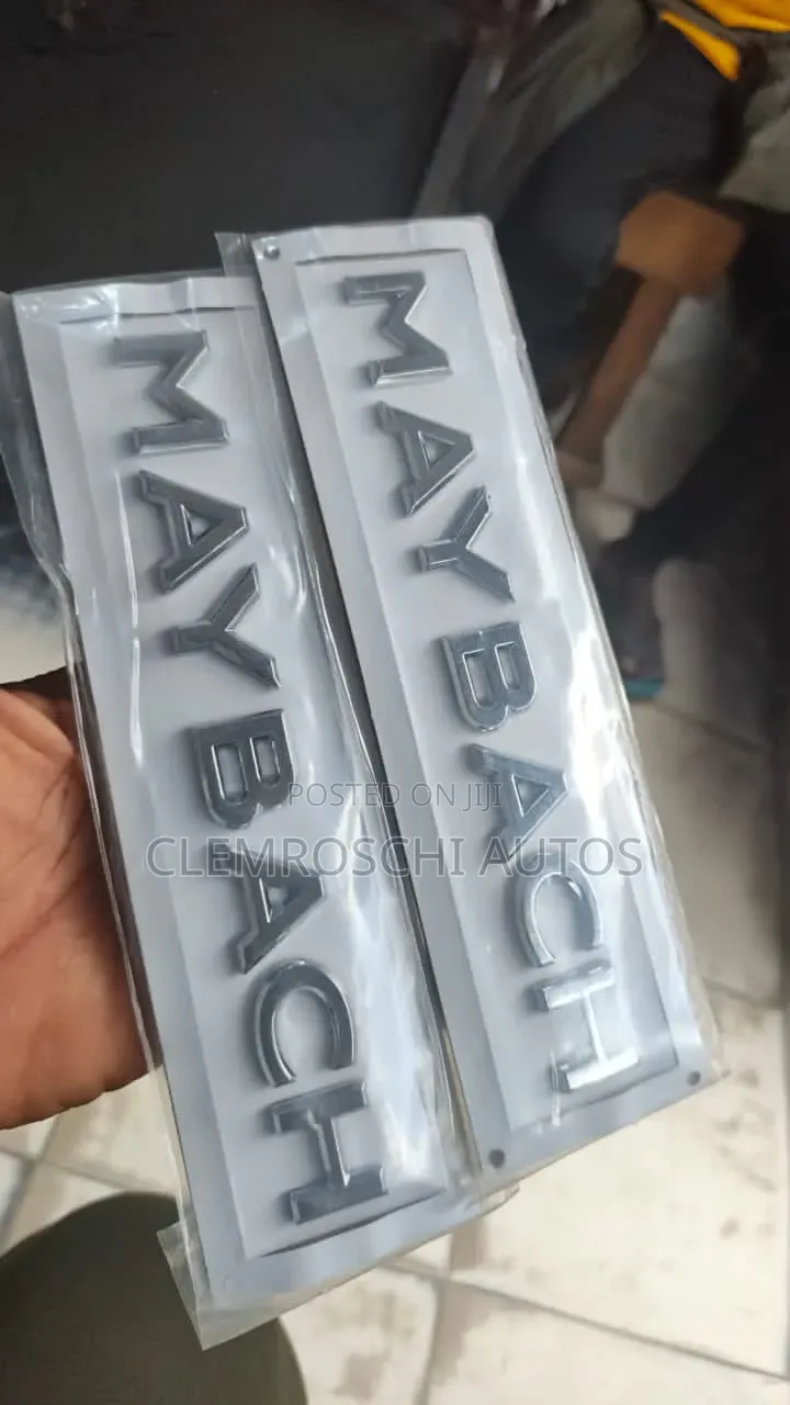 High Quality Certified Complete Brand New Written MAYBACH Emblem Logo