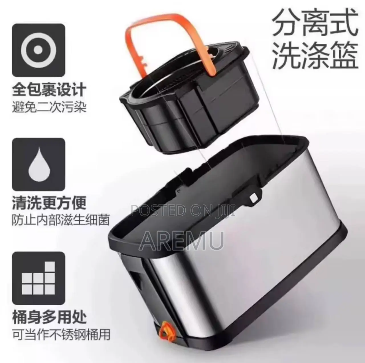 High Quality Stainless Steel Spin Mop