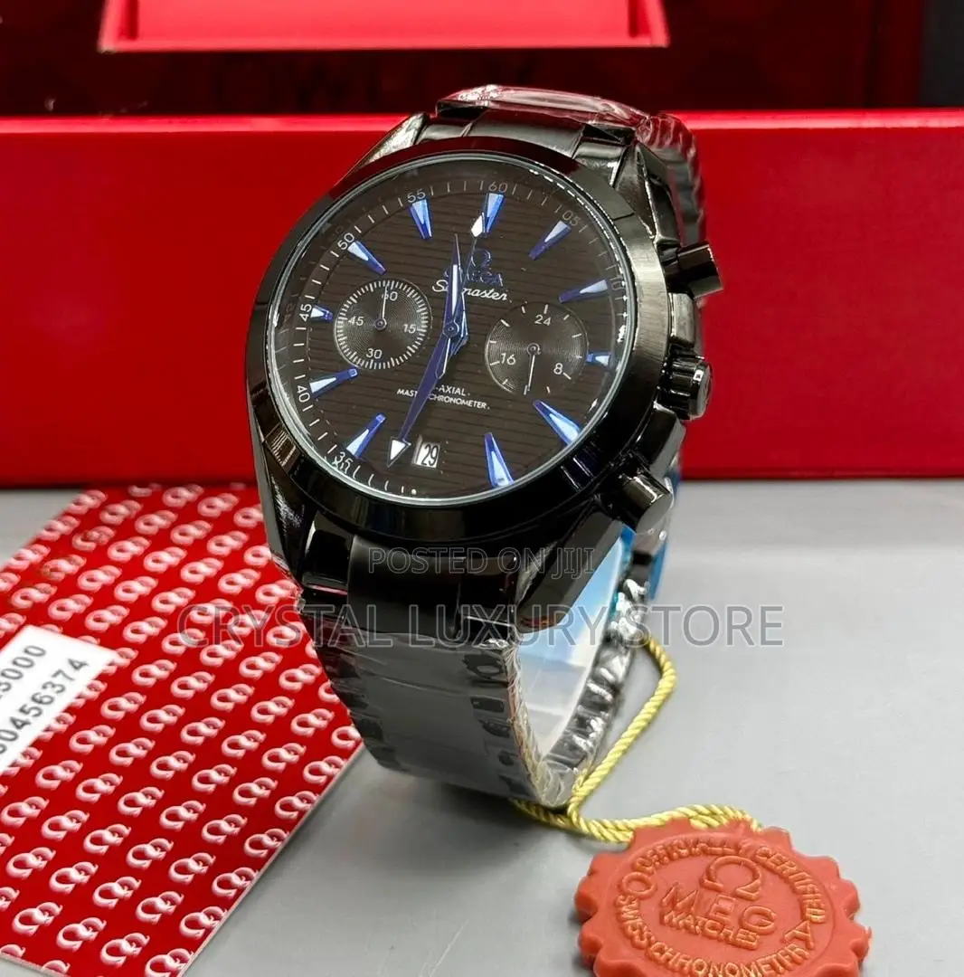 Omega Quality Men Chain Strap Wristwatch