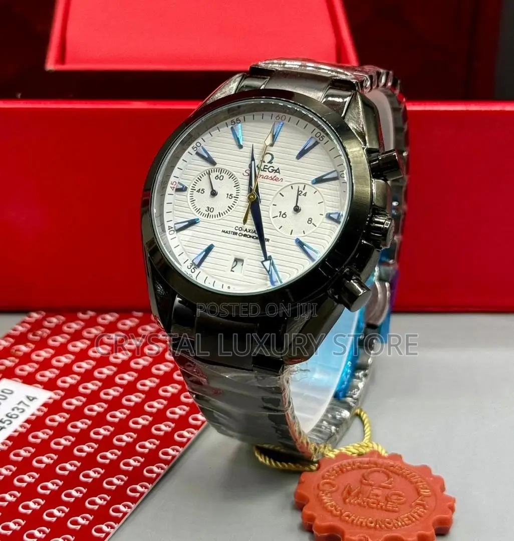 Omega Quality Men Chain Strap Wristwatch