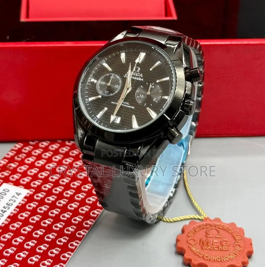 Omega Quality Men Chain Strap Wristwatch