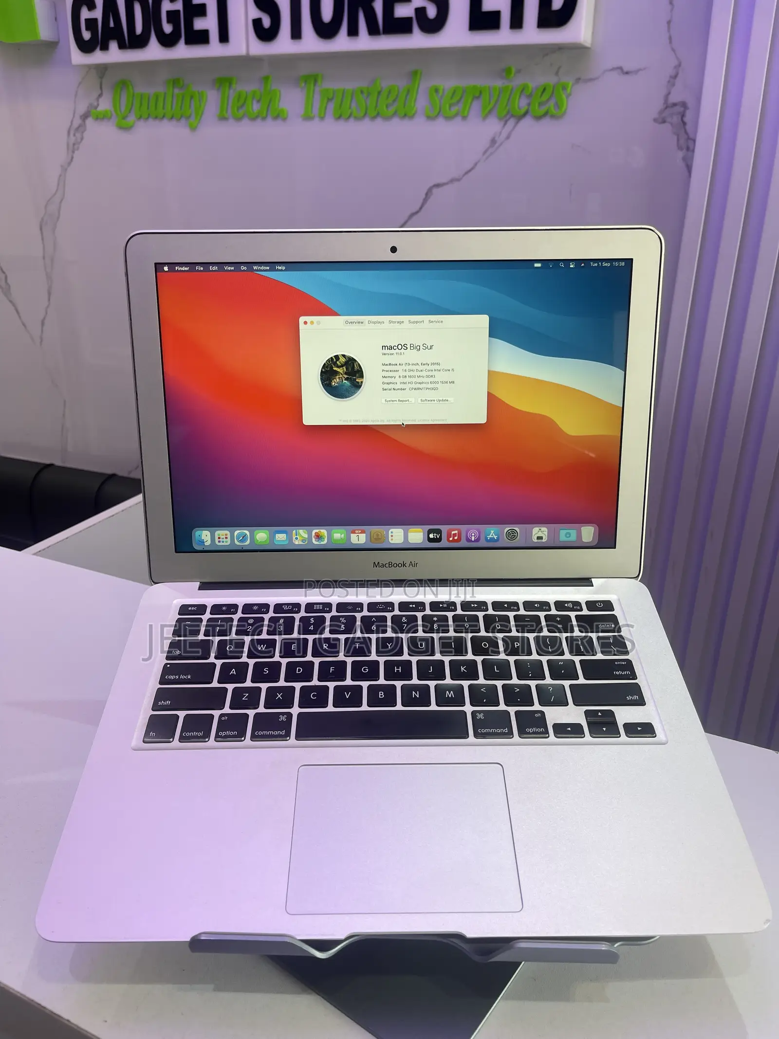 Laptop Apple MacBook Air 2015 8GB Intel Core i5 SSD 256GB