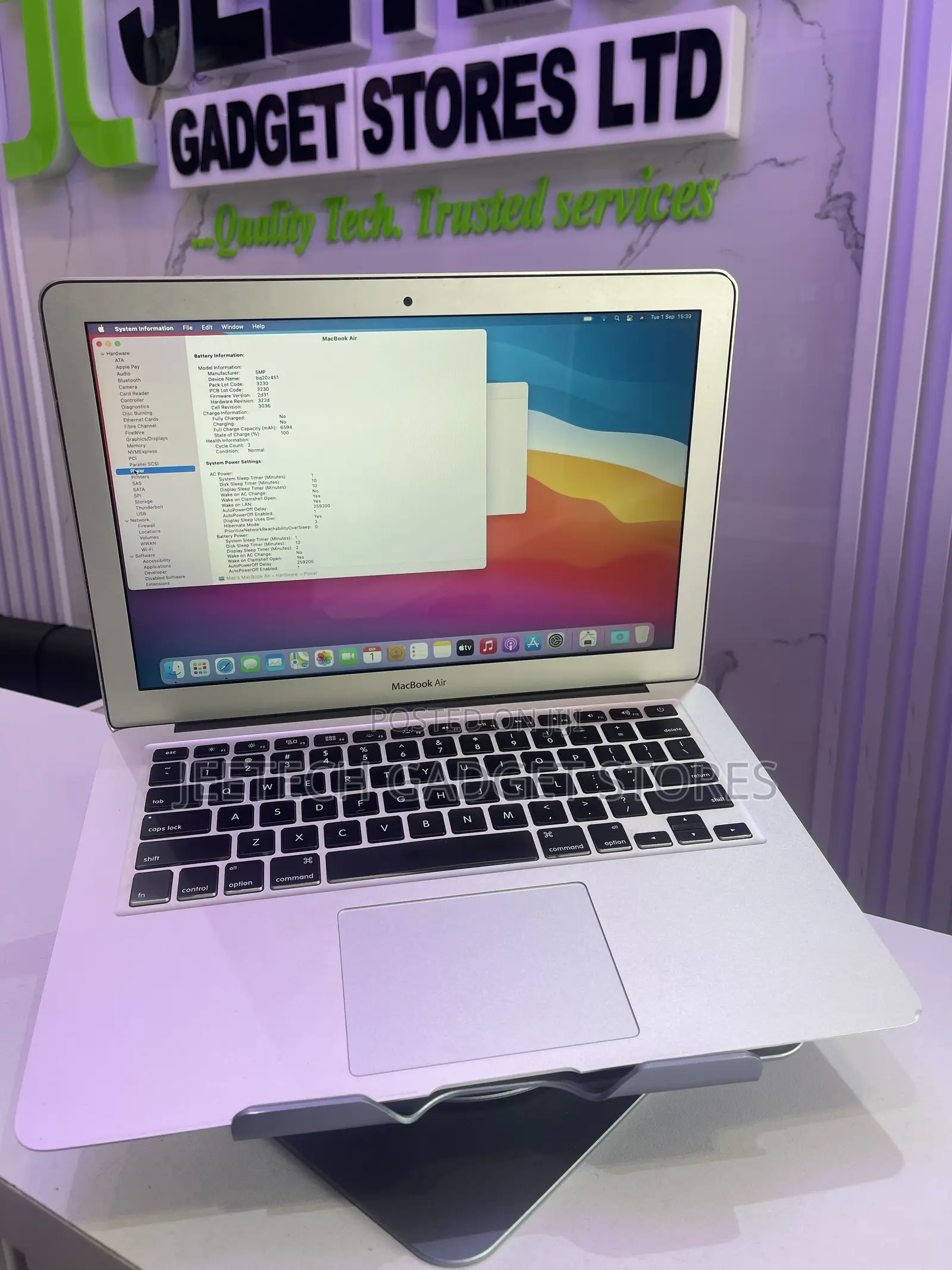 Laptop Apple MacBook Air 2015 8GB Intel Core i5 SSD 256GB