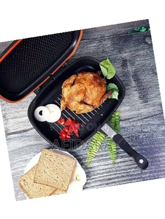 Dessini Double-Sided Grill Pan 36cm Non-Stick & Easy Cooking